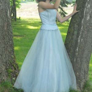 Vintage Blue Ball Gown PRICE NEGOTIABLE